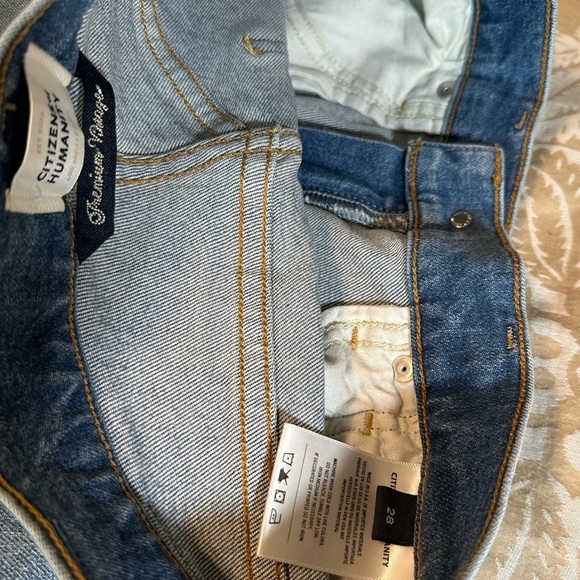 Citizens Of Humanity Light Blue Wide Leg Jeans - Picture 4 of 10